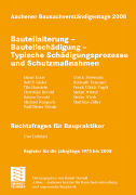 Aachener Bausachverständigentage 2008
