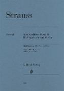 Strauss: Eight Poems op. 10 (Tiefe Stimme)
