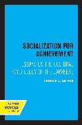 Socialization for Achievement