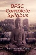 BPSC Complete Syllabus