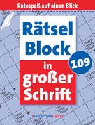 Rätselblock in großer Schrift 109 (5 Exemplare à 2,99 €)