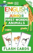 English for Everyone Junior First Words Animals Flash Cards