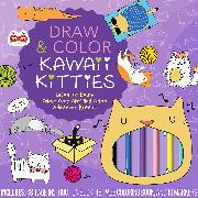 Draw & Color Kawaii Kitties Kit