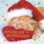 Postkarte. Kuschelige Weihnachten (Katze)