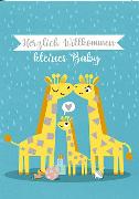 Doppelkarte. Kleines Baby (Giraffen), Julia Reyelt
