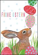 Doppelkarte. Frohe Ostern (Hase), Kerstin Heß