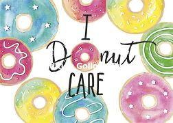 Postkarte. I Donut CARE