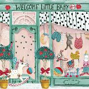 Postkarte. Welcome little Baby (Laden)