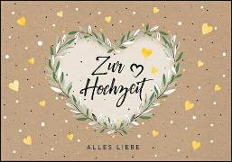 Doppelkarte. Zur Hochzeit (Herz), Katrin Lorenz - Ko