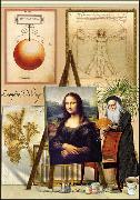 Doppelkarte. Art Card - Leonardo da Vinci, Barbara B