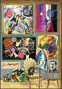 Doppelkarte. Art Card - Wassily Kandinsky