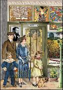 Doppelkarte. Art Card - Gustav Klimt