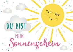 Postkarte. Sonnensschein (Sonne), Wiebke Wichmann