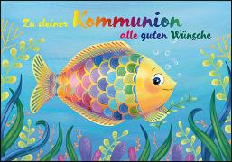 Doppelkarte. Zur Kommunion (Fisch), Tatjana Beimler,