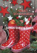 Postkarte. Fröhliche Weihnachten (Stiefel)