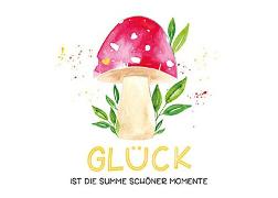 Postkarte. Glück(Pilz)