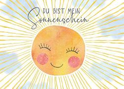 Postkarte. Du bist mein Sonnenschein