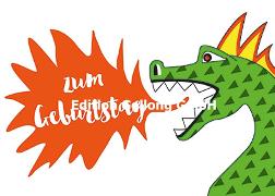 Zum Geburtstag (Drache) / Katrin Lorenz