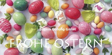 XXL Karte. Frohe Ostern (Eier)