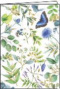 Notizheft. Schmetterling und Blätter / A6