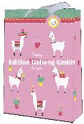 Geschenktasche./Geburtstag, PG 3 Happy Birthday (Lama)/ Katrin Lorenz - k