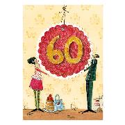 Postkarte. zum 60. Geburtstag