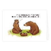Doppelkarte Bären
