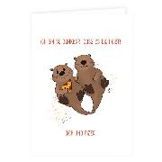 Doppelkarte Otter