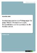 Sozialpädagogen in einer Wohngruppe für junge Männer. Herausforderungen, Kooperationen und Kompetenzen in der Sozialen Arbeit