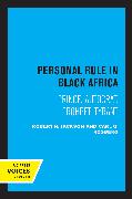 Personal Rule in Black Africa