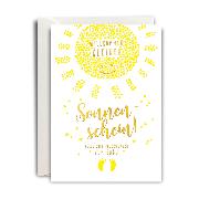 MP-Yay 1/1 B6hd/B6, Letterpress, 2fbg. Kleiner Sonnenschein