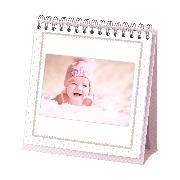 Baby Girl Foto-Tischaufsteller, 12 Blatt 190x190 mm, bedruckt