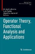 Operator Theory, Functional Analysis and Applications