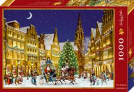 Puzzle Weihnacht in der Stadt. 1000 Teile