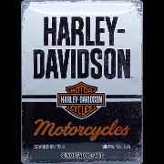 Blechschild. Harley-Davidson - Motorcycles