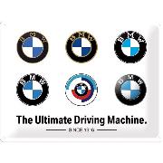 Blechschild. BMW - Logo Evolution