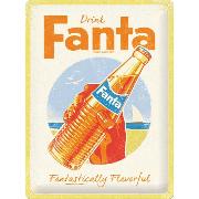 Blechschild. Fanta - Bottle Beach Special Edition