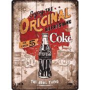 Blechschild. Coca-Cola - Original Coke Highway 66