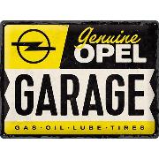 Blechschild. Opel - Garage