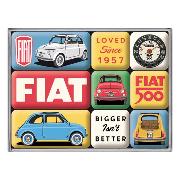Magnet Set. Fiat 500 - LovedSince 1957