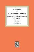 Register of St. Phillip's Parish, Charles Town, South Carolina, 1720-1758. (Volume #1)