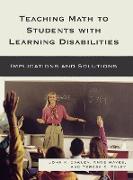 Teaching Math to Students with Learning Disabilities