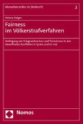 Fairness im Völkerstrafverfahren