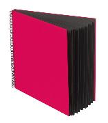 Spiral Eco Album Large black pink