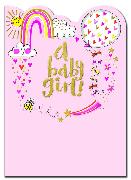 Doppelkarte. Fred & Ginger - A Baby Girl