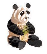 3D Papiermodell. Panda