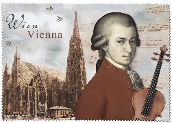 Brillenputztuch. Wien Mozart/ Stephansd