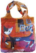 Einkaufstasche. Art - Bag in Bag, small Wachtmeister Ivano with mouse