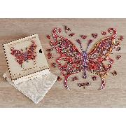 PUZZLE EN BOIS - LE PAPILLON ILLUSIONNISTE - M