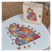 PUZZLE EN BOIS - LE TENDRE CHAT - S